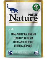 Prime Nature Cat Тунец с Дорадо в желе 100 g для кошек