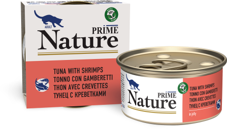 Prime Nature Cat Тунец с Креветками в желе 85 g для кошек