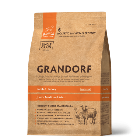 Grandorf Dog Lamb & Turkey Junior 10 kg