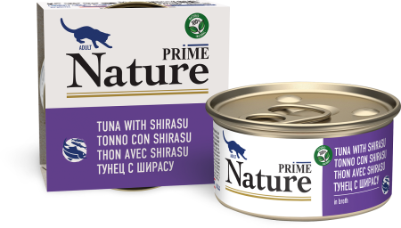 Prime Nature Cat Тунец с Ширасу в бульоне 85 g для кошек