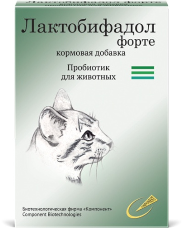 Лактобифадол ФОРТЕ для кошек 50 гр