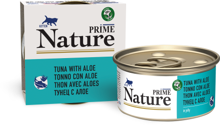Prime Nature Kitten Тунец с Алое 85 g для котят