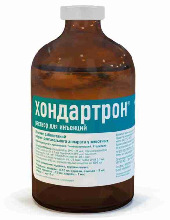 Хондартрон раствора для инъекций 100 мл