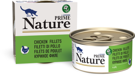 Prime Nature Cat Куриное филе в желе 85 g для кошек
