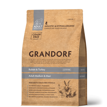 Grandorf Dog Rabbit & Turkey Adult Medium&Maxi 10 kg