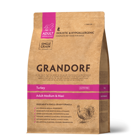 Grandorf Dog Turkey Adult Medium&Maxi 10 kg