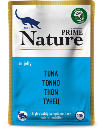 Prime Nature Cat Тунец в желе 100 g для кошек