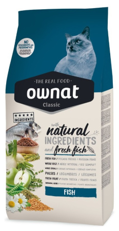 OWNAT Classic Cat Рыба 1,5 kg