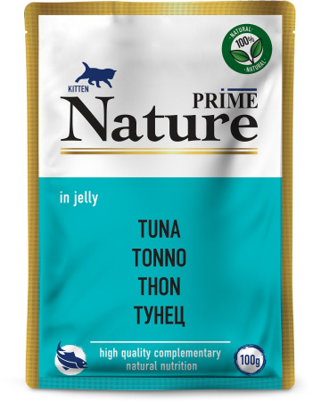 Prime Nature Kitten Тунец в желе 100 g для котят