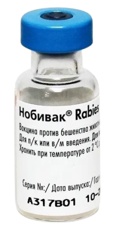 Нобивак RABIES (NOBIVAC RABIES) вакцина для животных 1 флакон = 1 доза