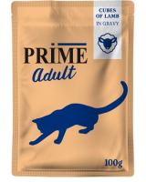 Prime Adult Cat Ягненок кусочки в бульоне 100 g для кошек