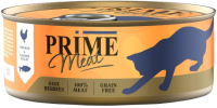 Prime Meat Cat Курица с Лососем филе в желе 100 g для кошек