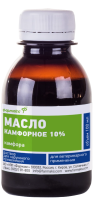 Масло камфорное 10% 100 мл