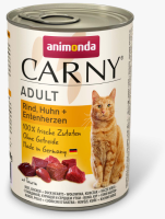 Animonda Carny Adult Говядина с Курицей и Сердцем утки 400 g для кошек