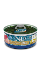 Влажный корм Farmina N&D Cat Natural Tuna & Chicken 70 g