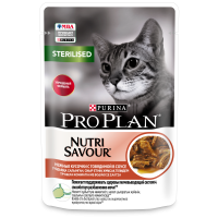 Pro Plan Cat Sterilised Говядина в соусе 85 g