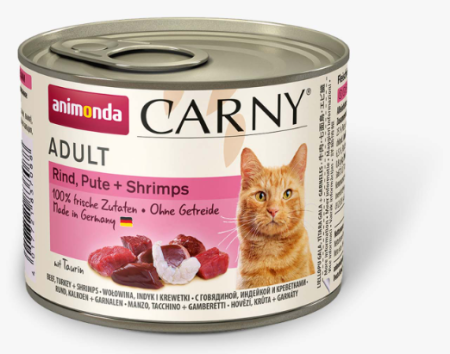 Animonda Carny Adult Говядина с Индейкой и Креветками 200 g для кошек