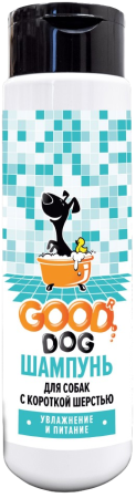 Good Dog Шампунь для короткой шерсти увлажнение и питание 250 мл