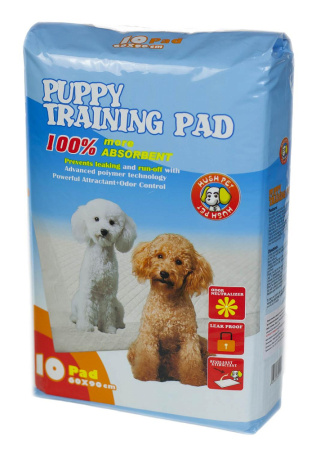 Hush Pet Пеленки одноразовые для собак (60 х 90 см) 10 шт