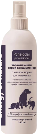 Pchelodar Energy of Nature спрей-кондиционер увлажняющий для распутывания колтунов с маслом норки 350 мл