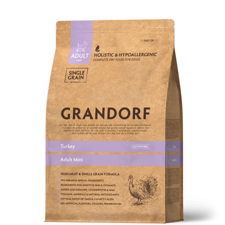 Grandorf Dog Turkey Adult Mini 1 kg