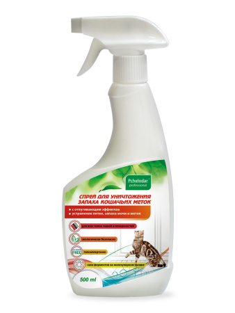 Pchelodar Спрей для уничтожения запаха кошачьих меток 500 ml