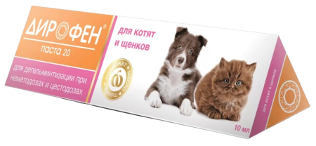 Дирофен Паста 20 для щенков и котят 10 мл