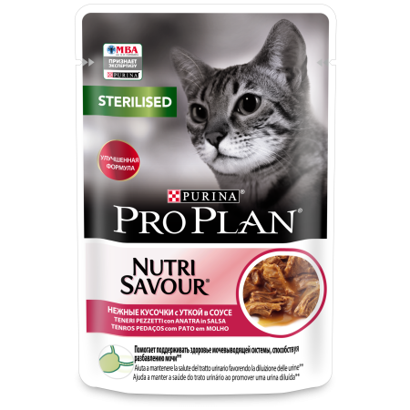 Pro Plan Cat Sterilised Утка в соусе 85 g