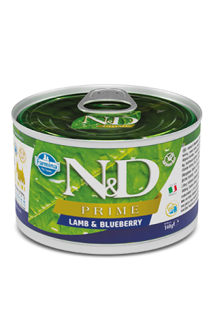 Farmina N&D Prime Dog Lamb & Blueberry Adult Mini Wet Food 140 g