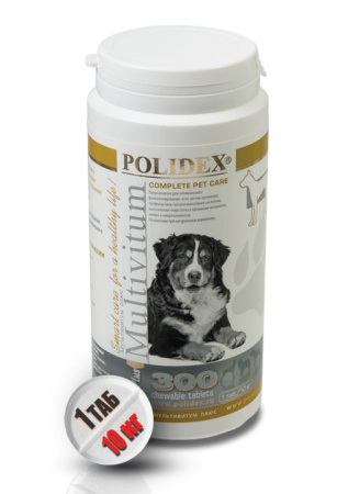 Кормовая добавка Polidex Multivitum Plus 300 таблеток