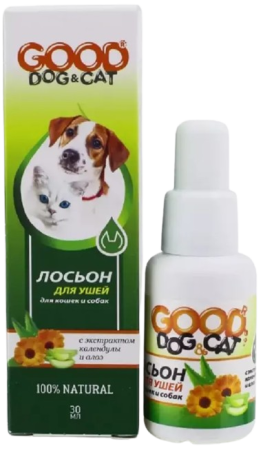 Good Dog&Cat лосьон для ушей 30 мл