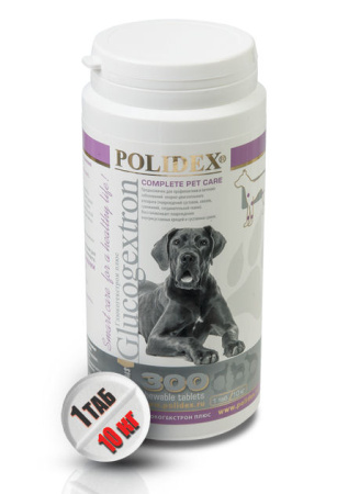 Кормовая добавка Polidex Glucogextron plus 300 таблеток