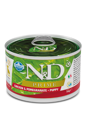 Farmina N&D Prime Dog Chicken & Pomegranate Puppy Mini Wet Food 140 g