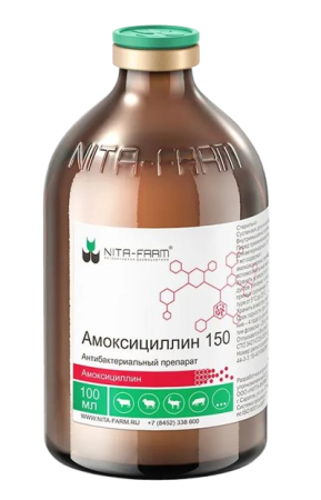 Амоксициллин 150 100 мл