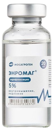Энромаг 5% раствор для инъекций 20 мл