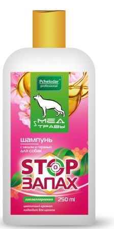 Pchelodar Шампунь Stop запах с Мёдом и Геранью для собак 250 ml