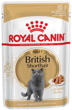 Royal Canin British Shorthair Adult в соусе 28 шт х 85 g